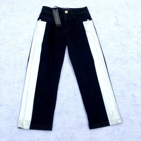 Versace**Black Denim Jeans**Age 6 $415